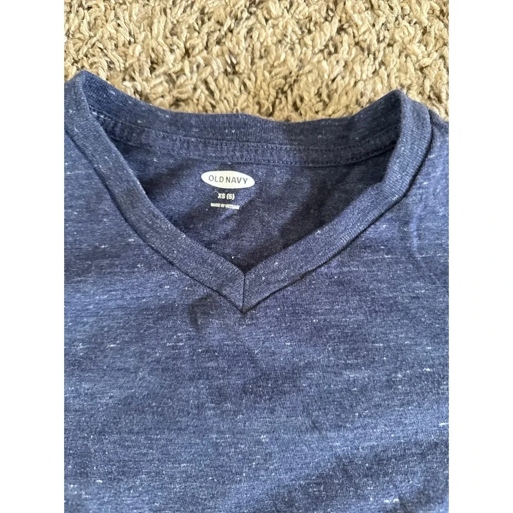 Old Navy Boys Blue V-Neck Short Sleeve‎ Tee Size XS (5)
